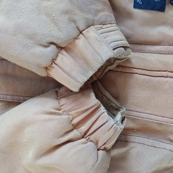 Vintage 90s MAX POINT SPORTS ANTARCTIC LINE YELLOW Winter Jacket UNISEX - Picture 6 of 8